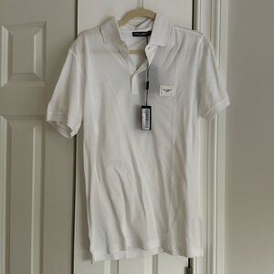 Dolce & Gabbanna Men’s white polo - NEW with tags